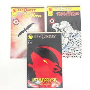 ElfQuest Metamorphosis New Blood Two Spear Comic Lot Warp Graphics Fantasy 1990s